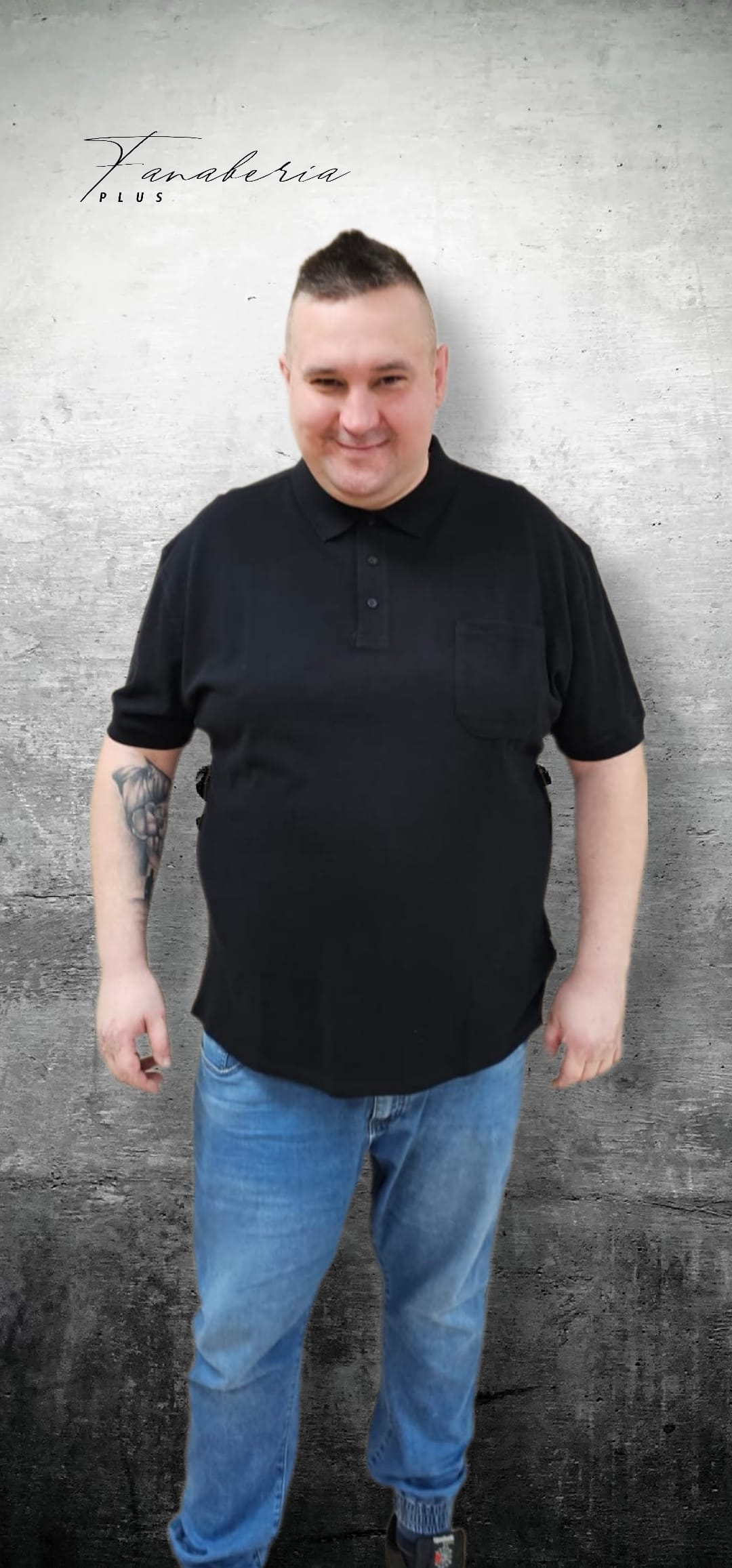 męska odzież plus size